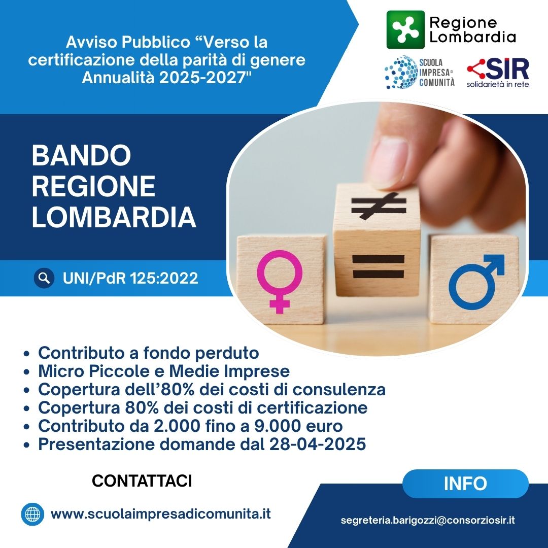 Bando Parità di genere