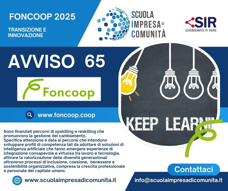 FONCOP Avviso 65