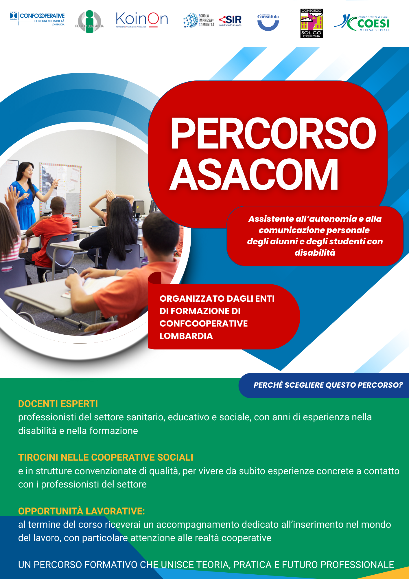locandina percorso ASACOM locandina percorso ASACOM